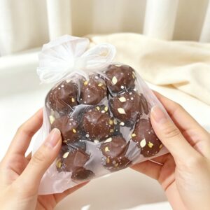 🍡 Food-Inspired Squishy Assortment – Clear Bag & Pouch Collection