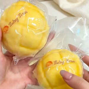 🍡 Food-Inspired Squishy Assortment – Clear Bag & Pouch Collection