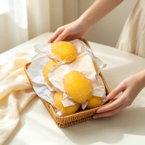 🍡 Food-Inspired Squishy Assortment – Clear Bag & Pouch Collection