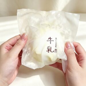 🍡 Food-Inspired Squishy Assortment – Clear Bag & Pouch Collection