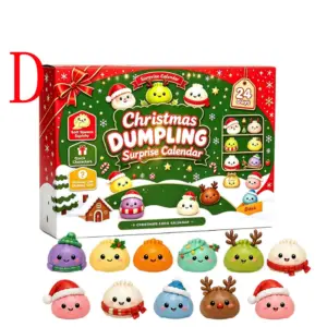 🎄🥟 Christmas Dumpling Advent Calendar – 24 Kawaii Figures Product Image