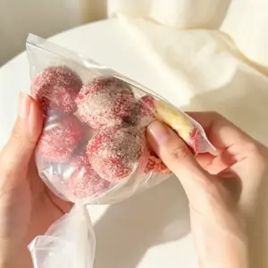 🍡 Food-Inspired Squishy Assortment – Clear Bag & Pouch Collection Product Image